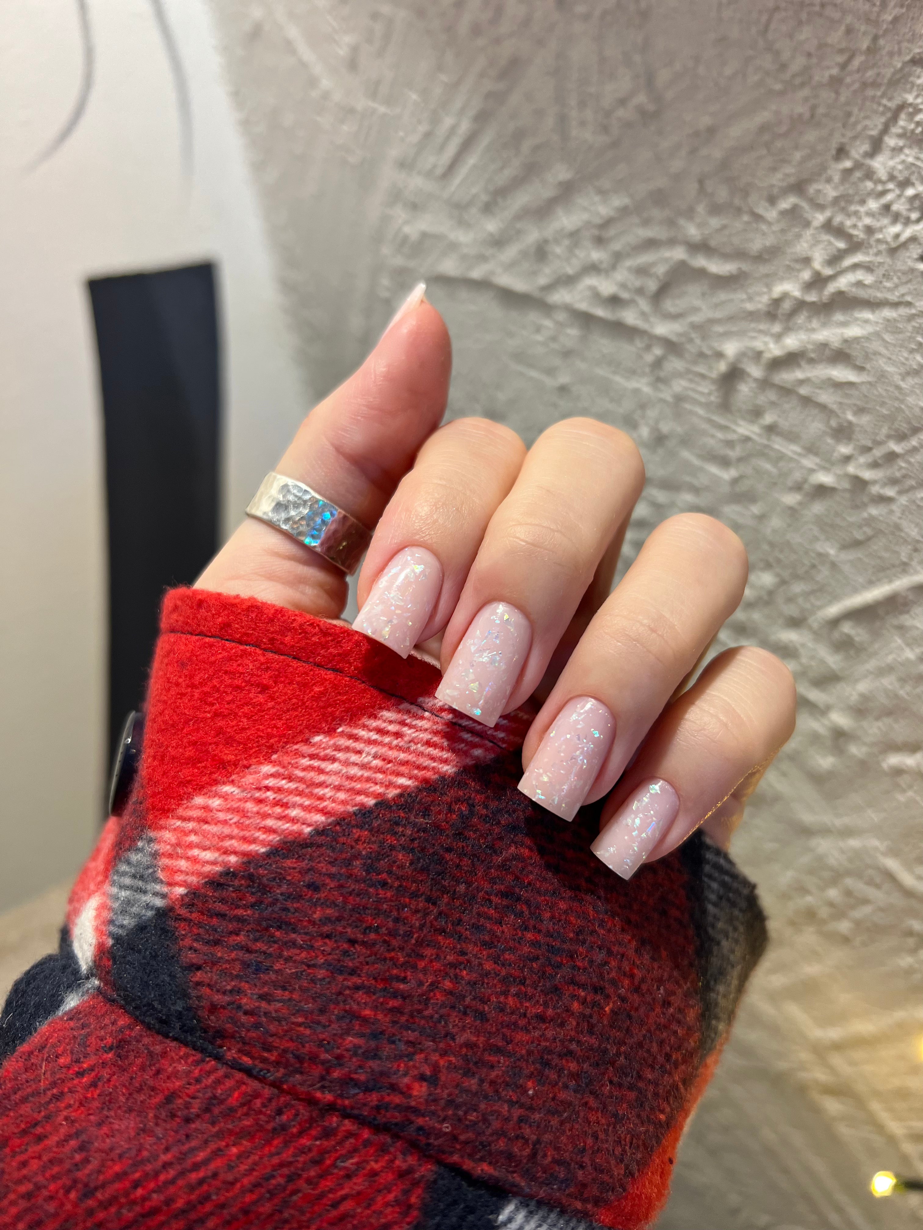 Polygel liquid Albi Crystal Pink
