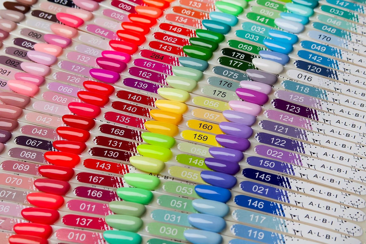 Palette complète de vernis semi permanents ALBI