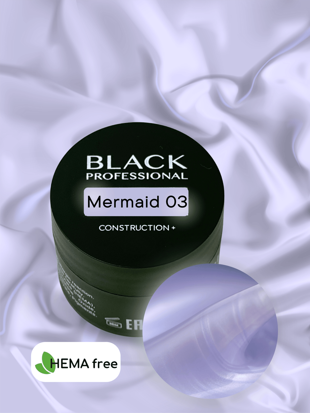 Gel Black Mermaid 03 Sans HEMA 15 ml - ONGLES PRO