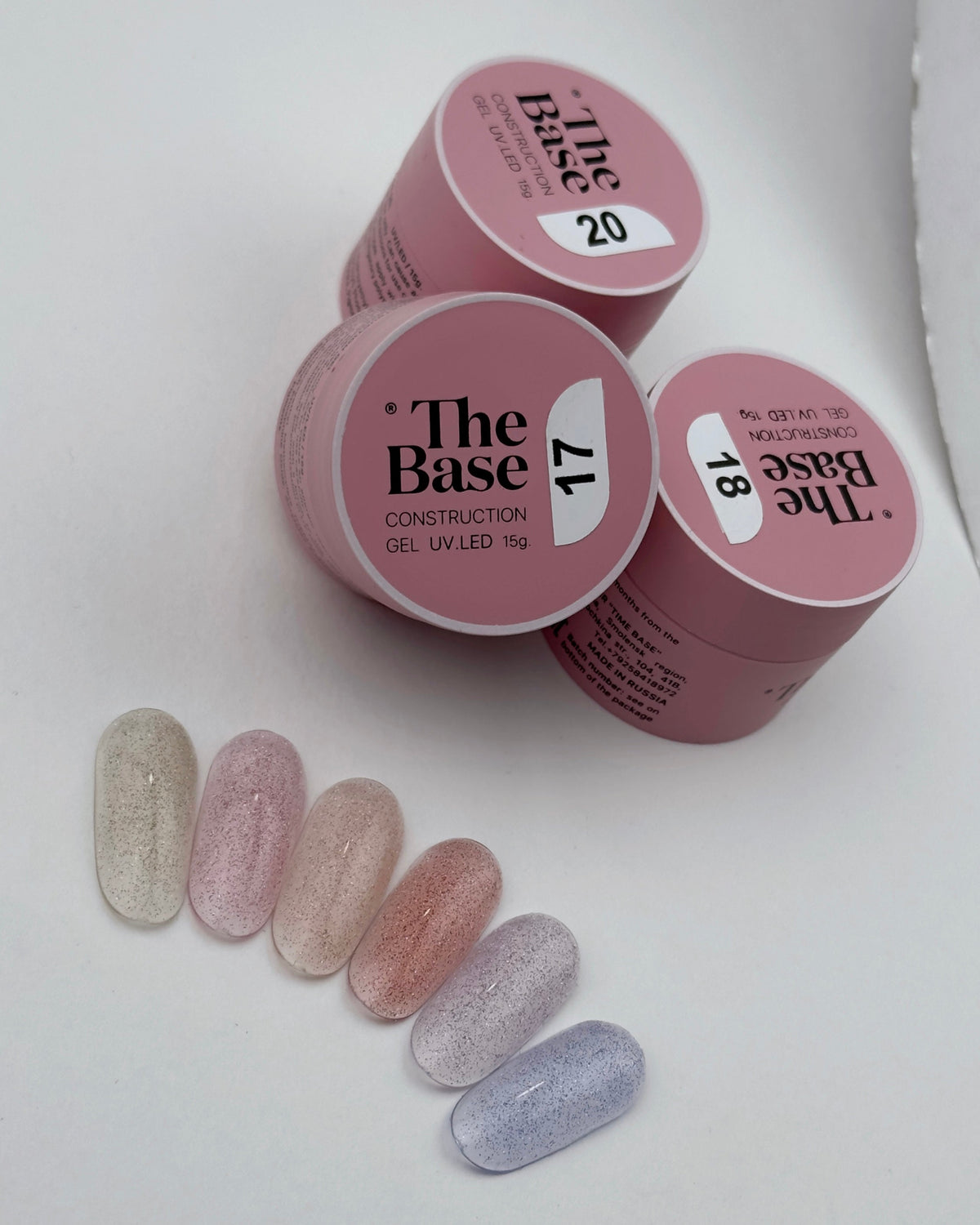 Gel de Construction The Base 17 réfléchissant 15ml - ONGLES PRO