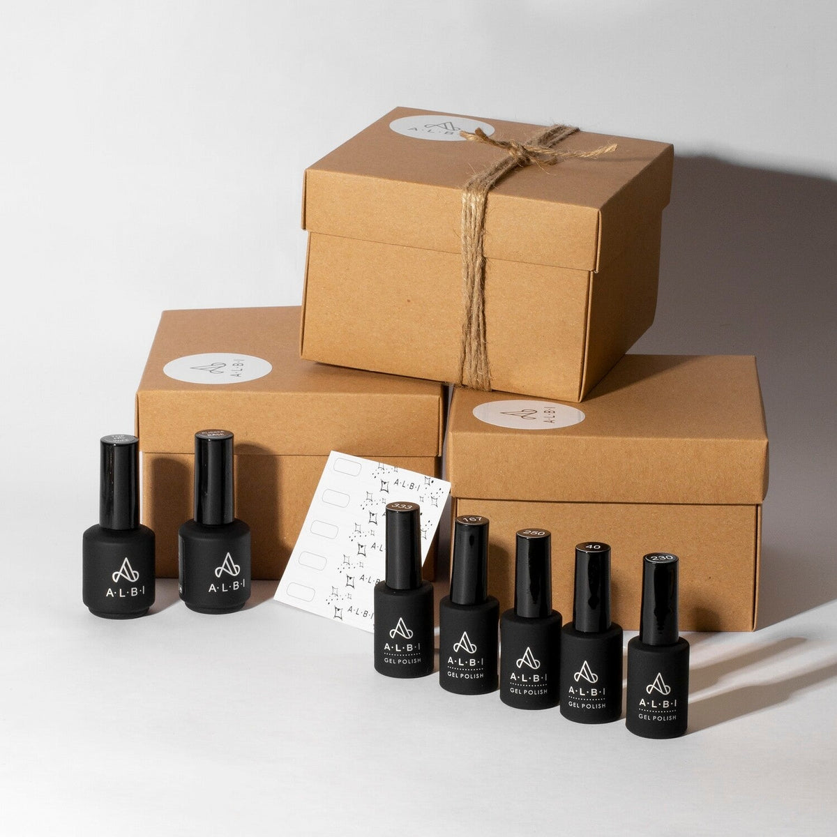 Palette complète de vernis semi permanents ALBI - ONGLES PRO