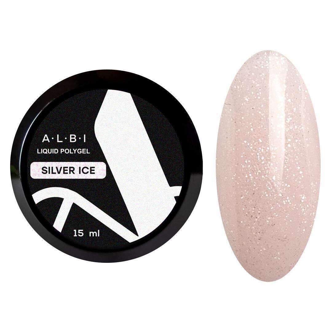 Polygel liquid Albi Silver Ice - ONGLES PRO