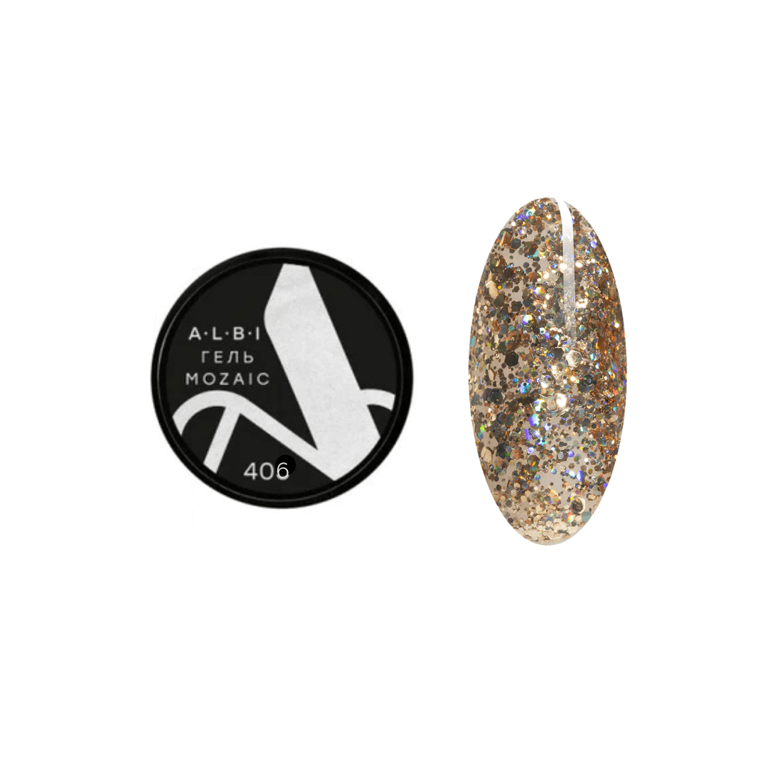 Vernis semi permanent Albi Mozaïc 406 - ONGLES PRO