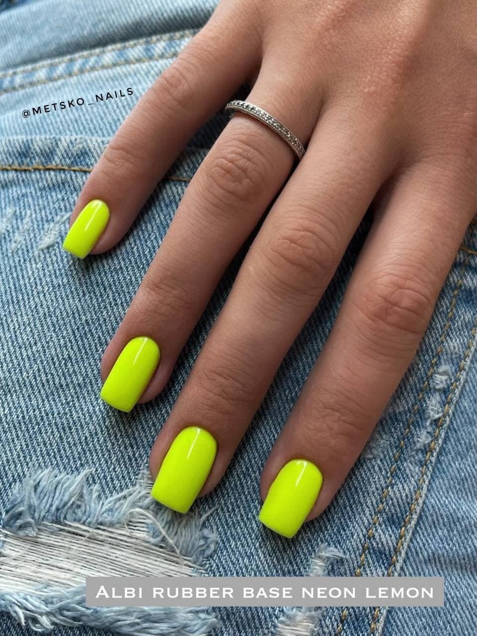 Base Rubber Neon Lemon - ONGLES PRO