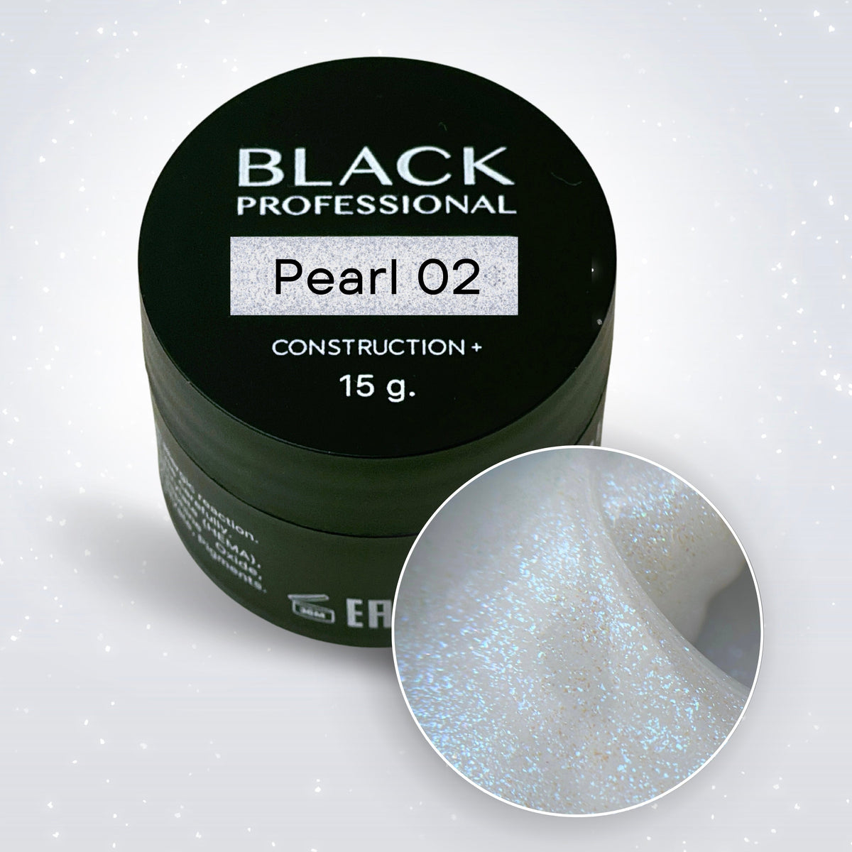 Gel de Construction Black Pearl 02 15ml - ONGLES PRO