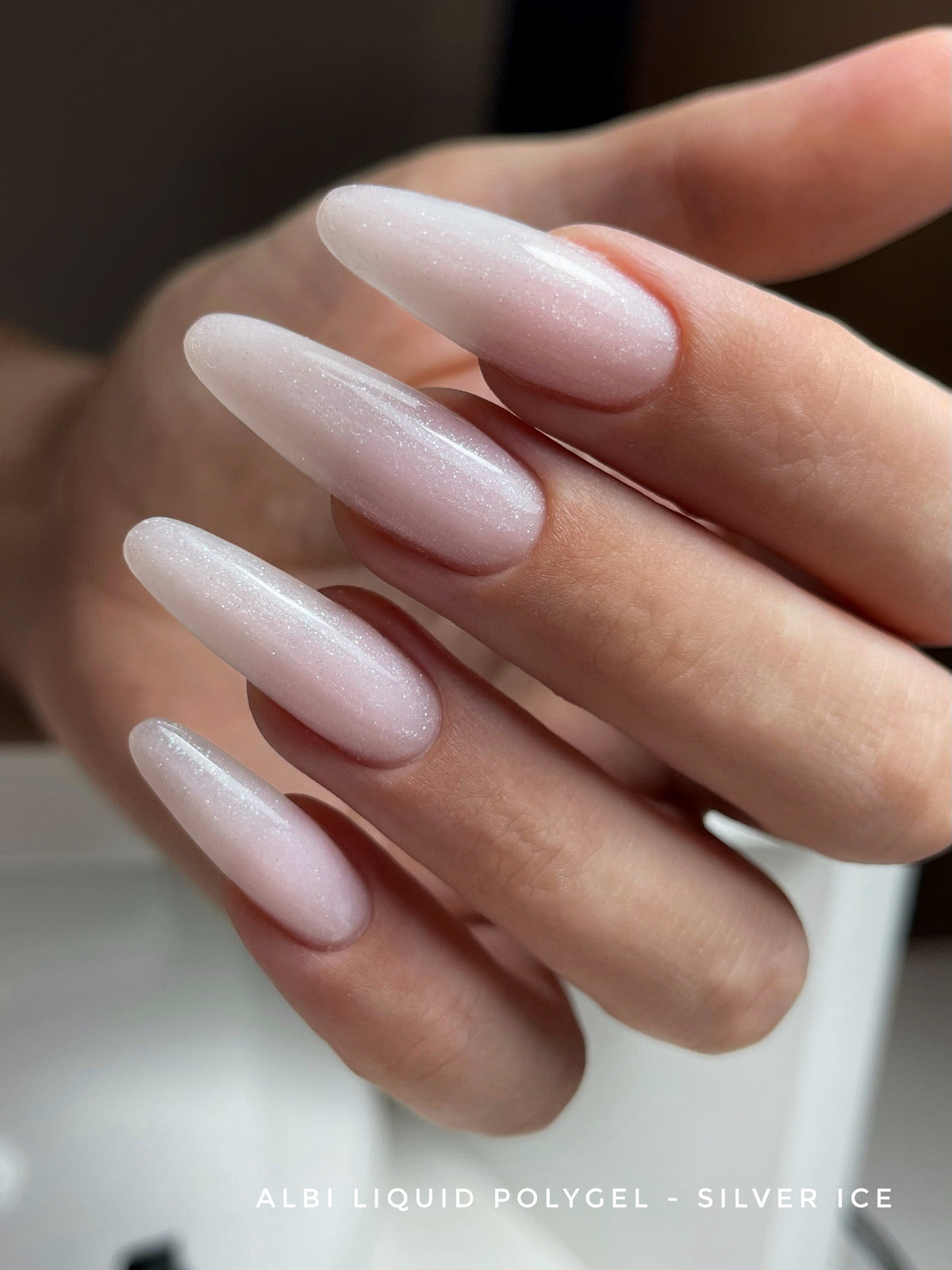 Polygel liquid Albi Silver Ice - ONGLES PRO